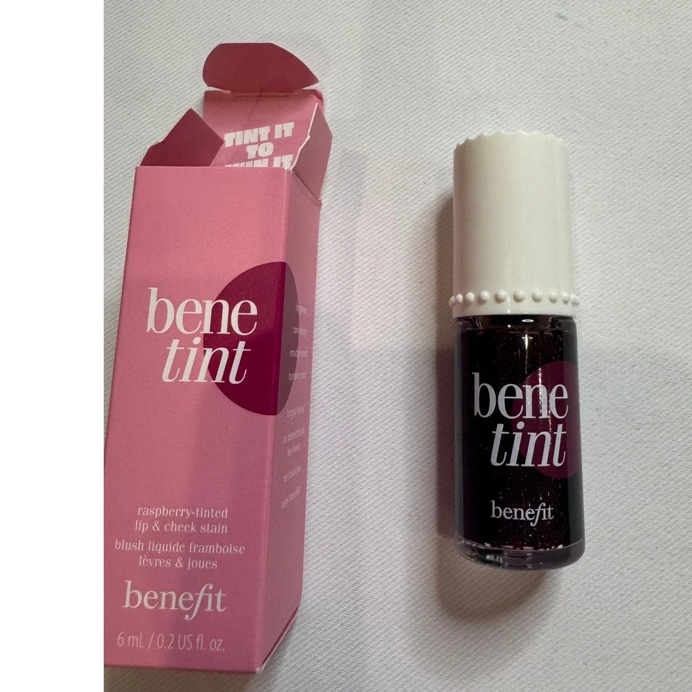 Benefit Benetint Lip & Cheek Stain Women 6ml Raspberry Excellent Sheer Liquid‎